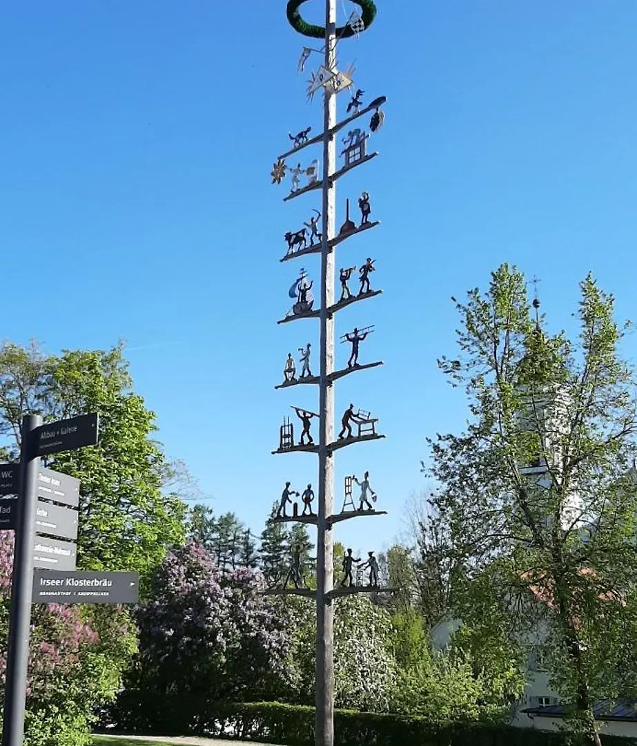 Ferienhaeusle Im Idyllischen Irsee Am Kioster - Parkplatz, Klimaanlage, Spielplatz, Biergarten, Tv, Wlan, E-Ladepunkt, Supermarkt, Kueche - Ferienwohnung Kiostermuehle Irsee 0*,