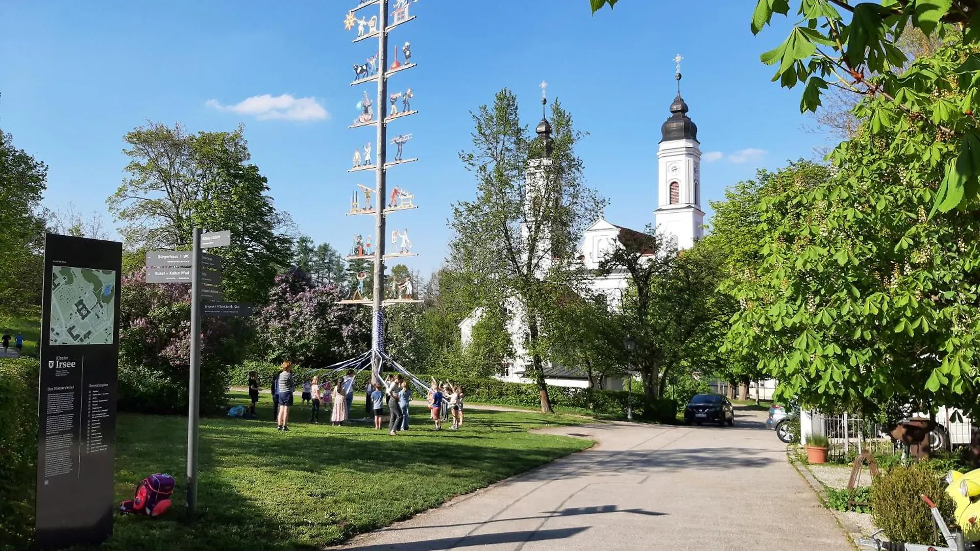 Ferienhaeusle Im Idyllischen Irsee Am Kioster - Parkplatz, Klimaanlage, Spielplatz, Biergarten, Tv, Wlan, E-Ladepunkt, Supermarkt, Kueche - Ferienwohnung Kiostermuehle Irsee Apartment